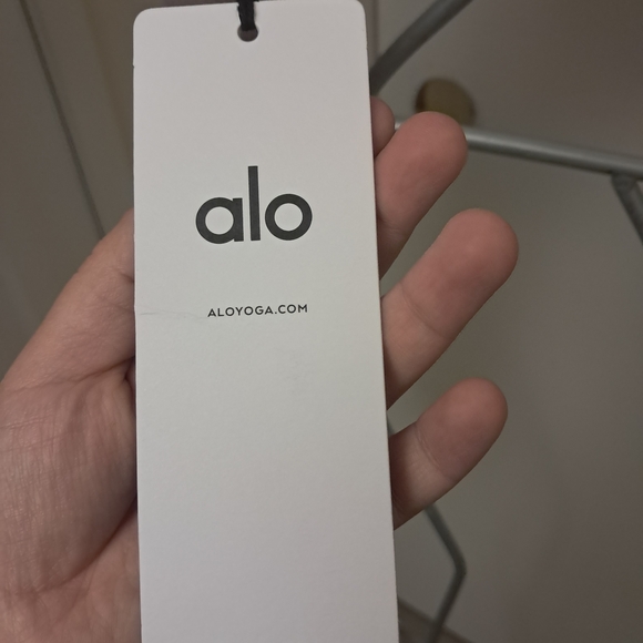 Alo Yoga Women's Ribbed Long Sleeve Top - Tan - Picture 4 of 5